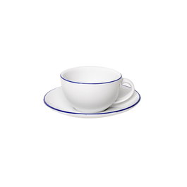 Avet Taza Café con Plato Olimpic Blue Porcelana